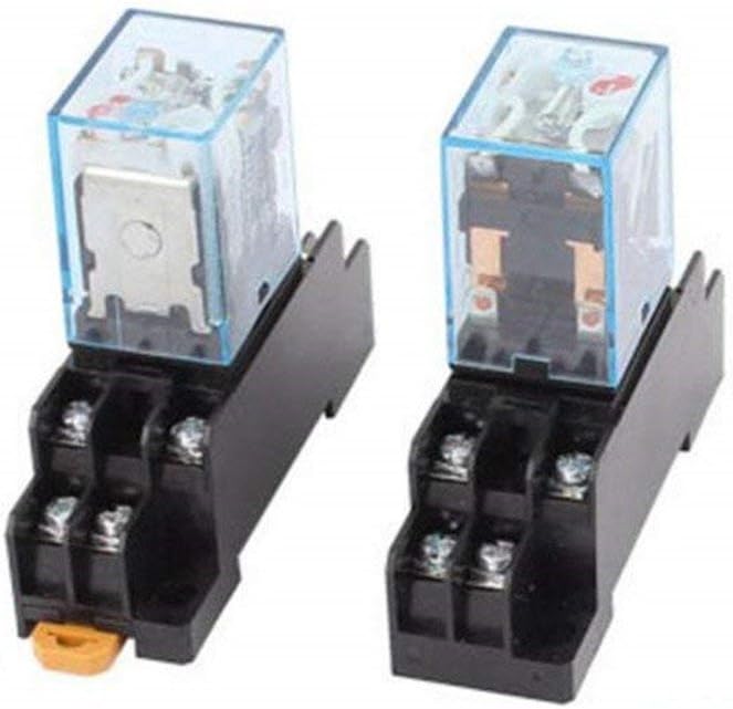 Coil 8Pin DPDT Power Relay w Socket Base AC220240V XJS