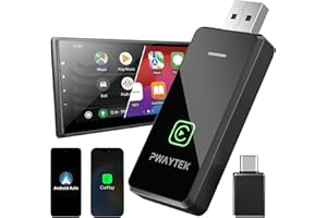 Wireless CarPlay Adapter, Fast Stable 5Ghz WiFi Bluetooth for iPhone, Wireless CarPlay Dongle for iOS 10+