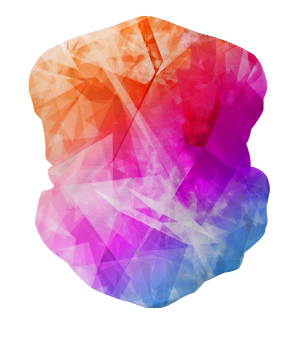 TUONROAD Womens Printed Colorful Neon Orange Purple Blue Stretchy Seamless Magic Headband Scarf for Cancer Patients Mens Sun Protection Fishing Tube Sun Mask for Running Skiing Riding Hunting Hiking