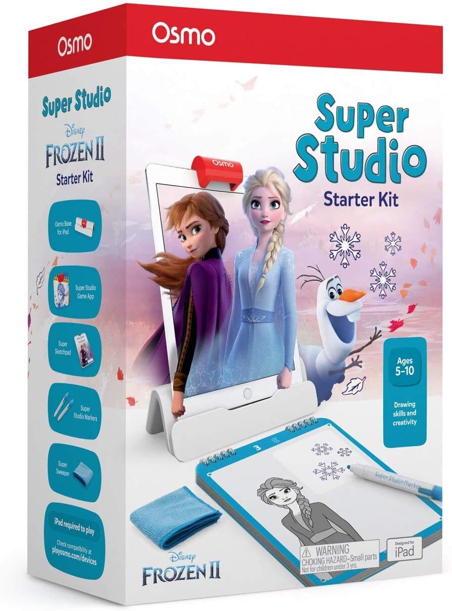 Osmo - Super Studio Disney Frozen 2 - Ages 5-11 - Learn to Draw - For iPad or Fire Tablet