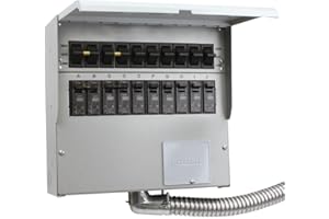 RELIANCE CONTROLS Reliance 310D 120/240-Volt 30-Amp 10-Circuit Pro/Tran Indoor Transfer Switch