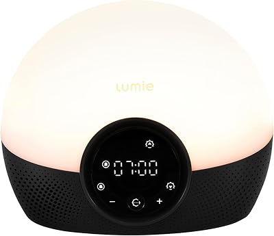 Lumie Bodyclock Glow 150 Wake-up Light Alarm Clock White 10 Sounds