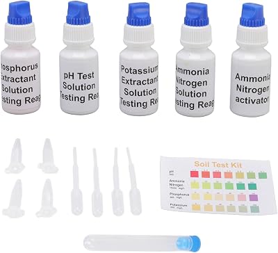 TOPINCN Soil Test Kit for pH, NPK - Easy Testing for Gardening & Agriculture