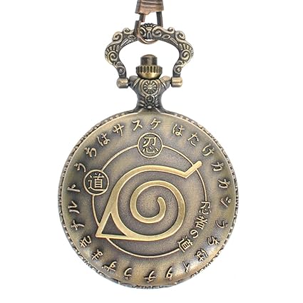 CoolChange Naruto Taschenuhr mit Konohagakure Symbol