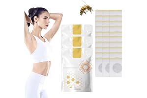 HANNAHCOS Bee Venom Patches, Bee Venom Lymphatic DrainagePatches, Bee Venom Lymphatic Drainage Patches for Women & Men (30pcs/3Packs)