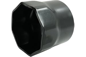 RoloTippi 3-3/4-Inch 8 Point Wheel Bearing Locknut Socket, 3/4-Inch Drive, for Axle Nut Socket, Remove and Install Wheel Bearing Nuts, Carbon Steel, Powder-Coated (3-3/4" 8PT, 3/4" Drive)