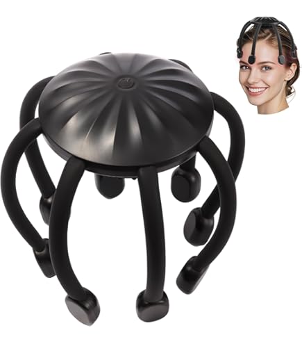 vibrating head massager amazon Amazon.com: Head Massager Scalp, Vibrating Electric Scalp Massagers,  Battery Powered Head Scratchers Massager Whisk Hair Massage Relax Tool with  20 Metal Fingers for Stress Relief, ldeal Gift for Women & Men : main image 1