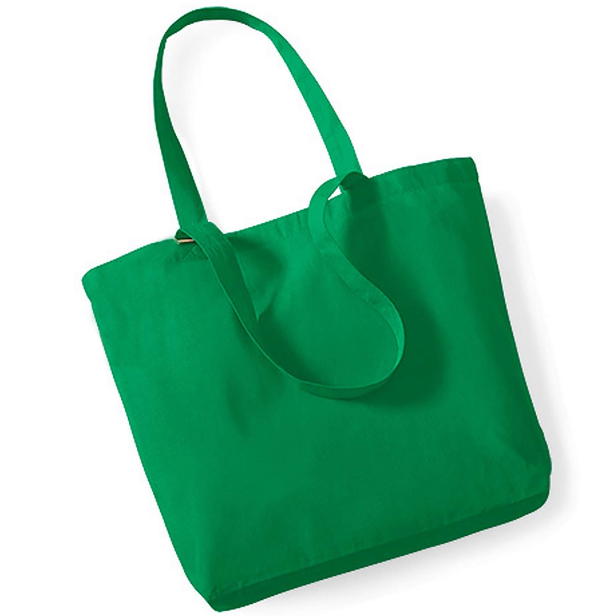 Westford Mill Unisex Adult 180 Shopper Bag - Kelly Green, One Size