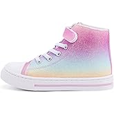 EUXTERPA Kids High Top Shoes Toddler Canvas Sneakers Boys Girls Casual Walking Sports Shoe