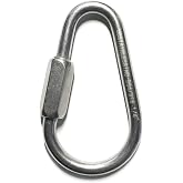 US STAINLESS Stainless Steel 316 Pear Shape Quick Link 1/4" (6mm) Marine Grade