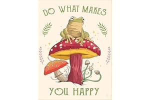 DYAIANGMU Mushroom Stamped Cross Stitch Kits for Adults Beginner,Frog Counted Cross Stitch Kits Printed Stitching Cute Patterns Dimensions Needlepoint Art Crafts Embroidery Kits for Adults Beginners