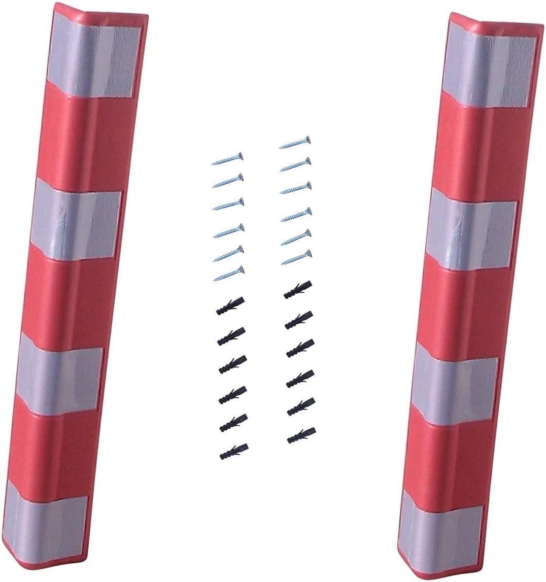 FCP-Rx2 Pair of Foam Corner Guards 10cm x 10cm x 80cm length and 1cm thickness for wall corner protection (pack of 2)