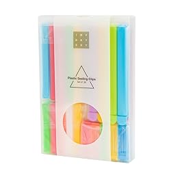 Set of 38 Plastic Chip Clips Bag Sealing Clips for