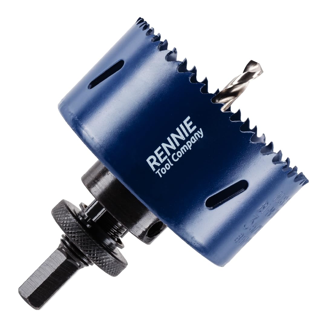 70mm Hole Saw Bi-Metal With Arbor And Pilot Drill For Drilling/Cutting Wood, Plastic, Metal Sheet, Stainless Steel, Pipes, Drywall, Circular Holesaw Set M35 5% Cobalt Bi Metal Hole Cutter