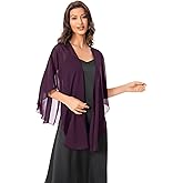 Hotshawl Shawls and Wraps for Evening Dresses Sheer Chiffon Women Elegant Soft Silky Scarf Scarve Wedding Bridal Stole