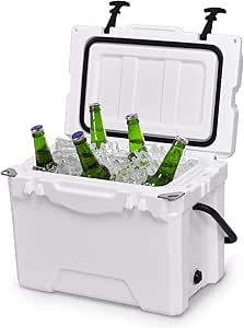 Giantex 20 Quart Portable Cooler Ice Chest Outdoor Insulated Heavy Duty Cooler with Carrying Handle Fishing Hunting Sports