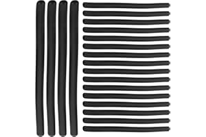 Holibanna 50Pcs Black Hanger Hook Protective Caps Non-Slip End Caps Anti-Scratch Sleeve Covers for Clothes