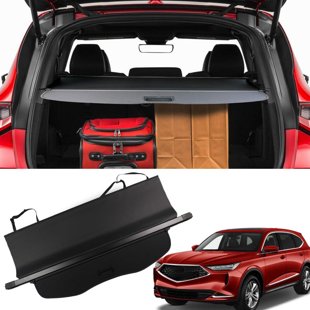 Marretoo Cargo Liner 2025 2024 2023 2022 2021 For Honda Passport Accessories Cargo Mat Seat Backrest 2 In 1 Mat All-Weather TPE Black Trunk Cargo Liner For Honda Passport Accessories