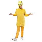 Rubies Unisex Adult Unisex Adult Looney Tunes Tweety Costume Jumpsuit and Headpiece
