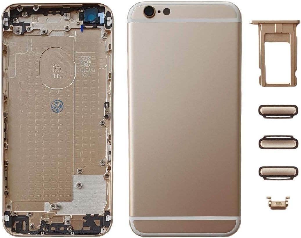 Smartex® Back cover Housing + Frame compatibile with iPhone 8 PLUS, Gold