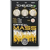 TC Helicon CRITICAL MASS Studio-Quality Vocal Stompbox for Large Group-Sound Effects
