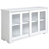HOMCOM Sideboard Buffet Cabinet, Stackable