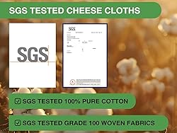Olicity Cheese Cloths, Grade 100, 18 Sq