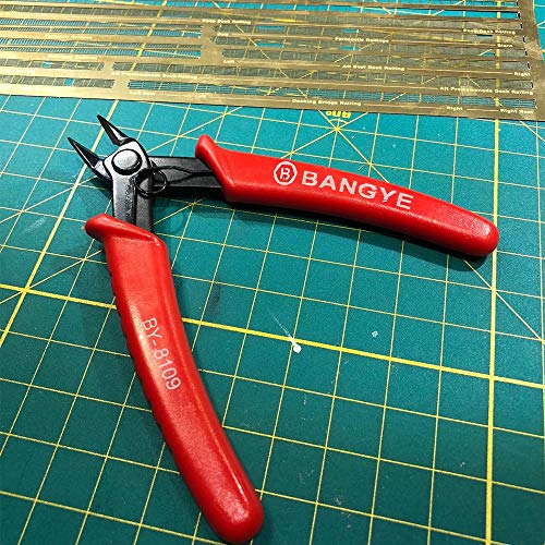Wire Cutter - Flush Cutter Micro Shear Wire Cutters Precision Side Cutters 45 Degree for Electronics Aluminum Jewelry 3D Printer, 5inch