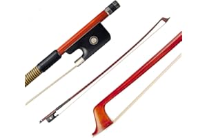 YDuupxe Brazilwood Viola Bow VB0908-029 Genuine Mongolian Horsehair Fit for 14-17 Viola