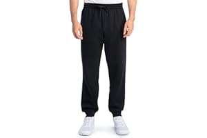 Fruit of the Loom Mens Eversoft Fleece Joggers with Pockets, Relaxed Fit, Moisture Wicking, Breathable, Tapered Sweatpants