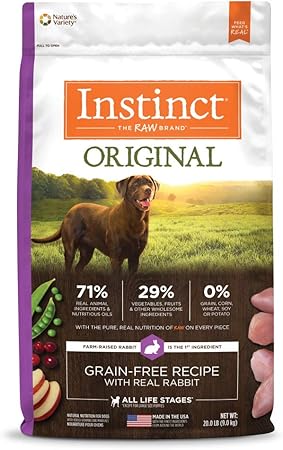 rabbit based dog food