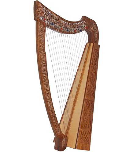 Amazon.com: Roosebeck Heather Harp w/Full Chelby Levers - Vine