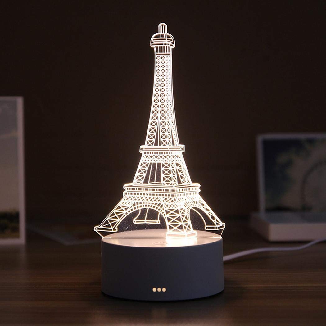 Kikole New Home Bars Night Light Table Bedside Lamp LED 3D Creative Gift Night Lights