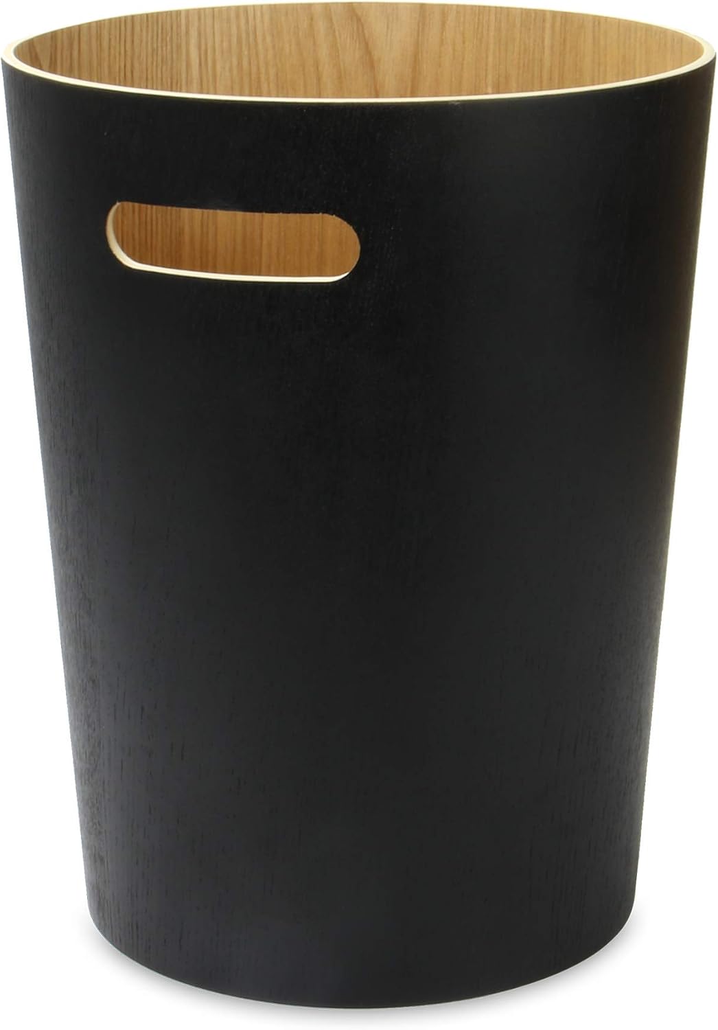 Wooden Waste Paper Bin Office & Bedroom Recycling Bins Under Desk