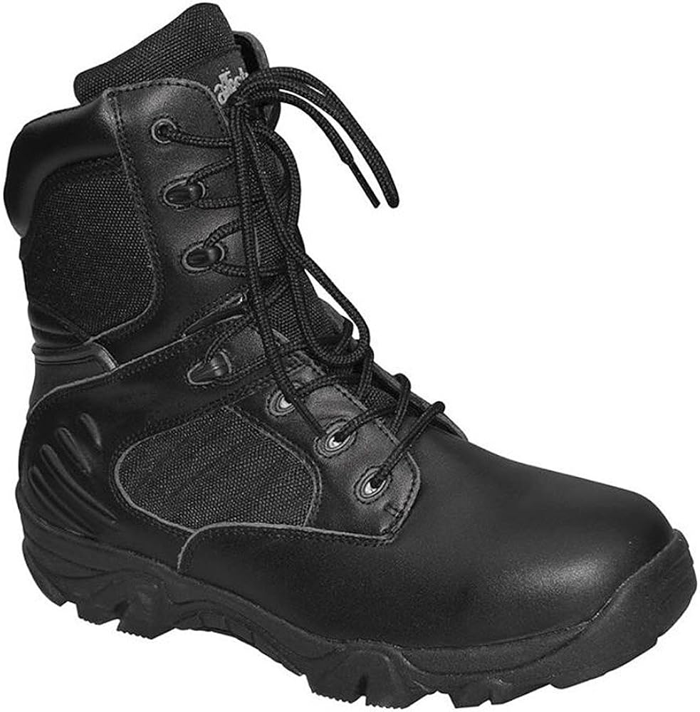 black combat boots size 5