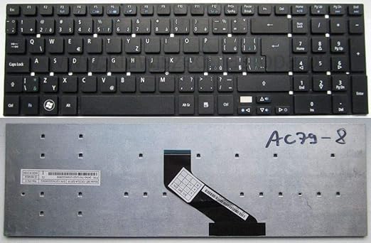 OEM schwarz QWERTY Tschechische Tastatur Acer Aspire E15 5342 5349 5350 5755 5830 5830 5830T 5830TG E1–510 E1–510P E1–522 E1–