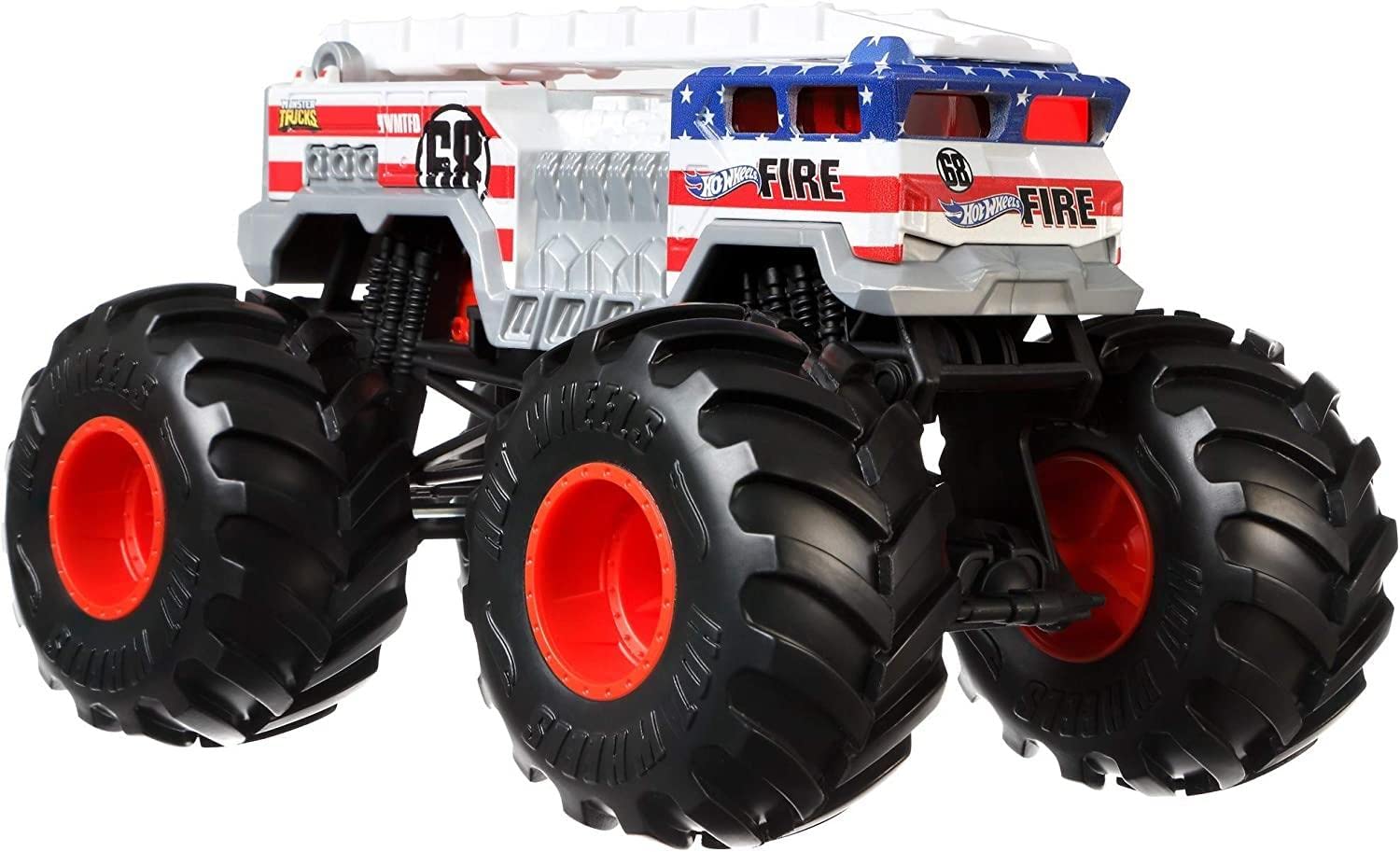 Hot Wheels 5 Alarm Monster Truck, 1:24 Scale