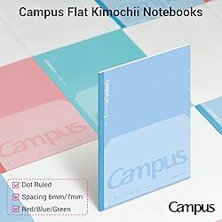 KOKUYO Campus Composition Kimochii Notebook, 3 Pack