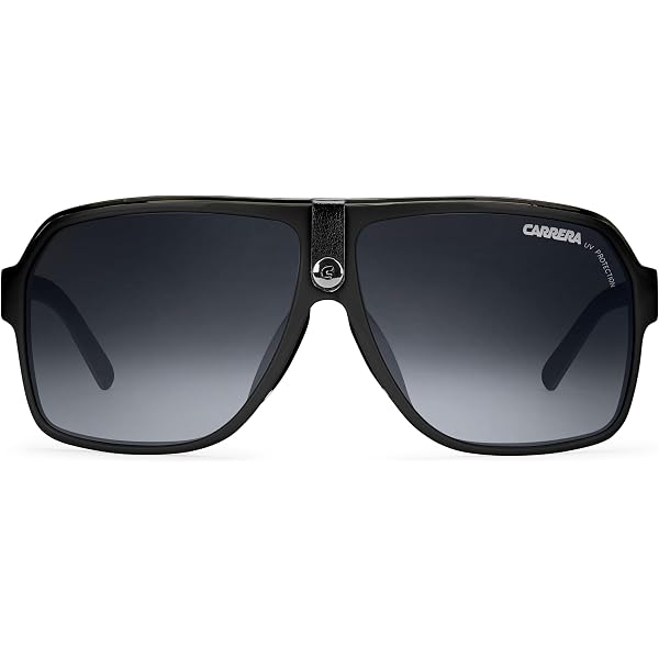 Carrera 8058/S Unisex Sunglasses - Matte Black/Grey Polarized Lenses, Size 56/17/145