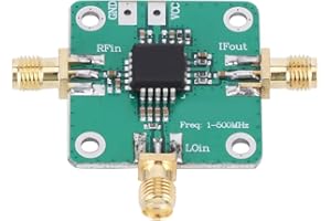 WALFRONT RF Mixer Module, AD831 RF Mixer Module RF WideBand Amplifier DC Baseband Frequency Conversion and Quadrature Amplitude Demodulation 0.1‑500MHz Mixer Module