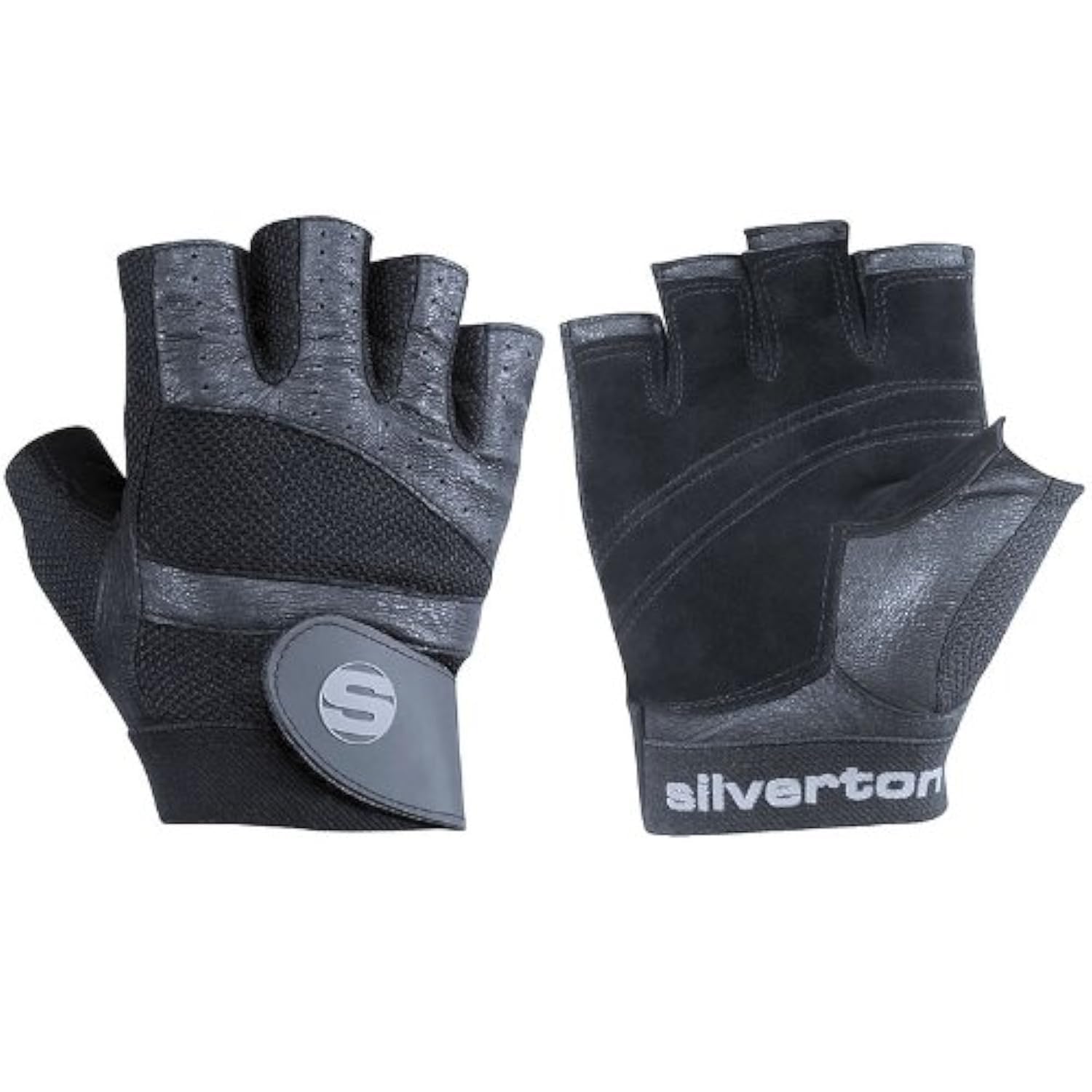 Silverton Pro Plus Adult Gloves, Black, S