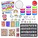 ESSENSON Slime Kit - Slime Supplies Make Your Own Slime, Slime Making Kit for Kids, Includes Crystal Slime, Glitter Sheet Jars, Animals Beads, Foam Balls, Fruit Slices, Fishbowl Beads, Sugar Paper