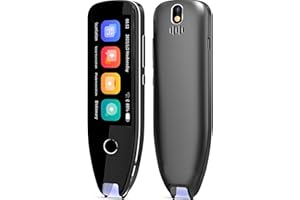 LIFMOCER Text to Speech Reader Pen,Scan Reader Pen for Reading,Learning, OCR Scanning Device, Smart recoring Pen for Travelers&Businessmen,dyslexia tools for Students,137 Languages Supported Translator (C)