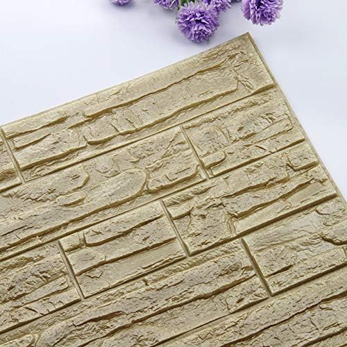 VEFSU DIY 3D Brick PE Foam Wallpaper Panels Room Decal Stone Decoration Embossed (O)