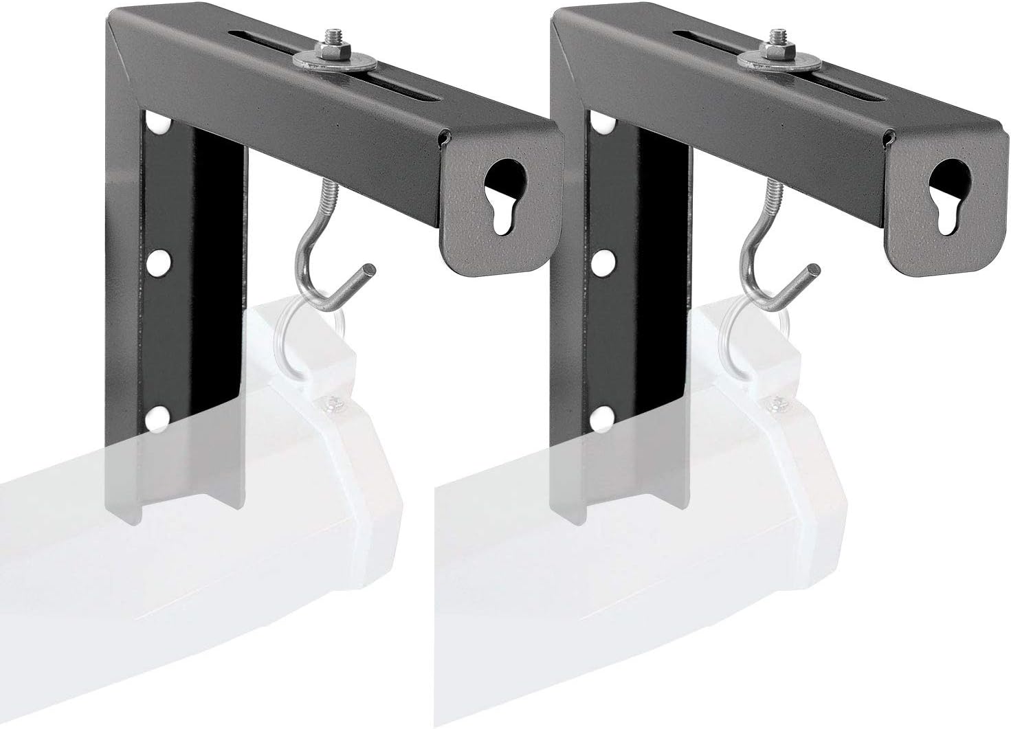 Elite Screens 12 White Universal Projector Screen LBrackets,Reinforced