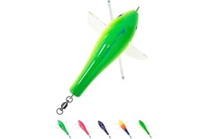 BLUEWING Deluxe Trolling Birds 650lbs Through Wire Bird Fishing Teaser 7.28in Trolling Lure for Tuna Marlin Mahi Mahi, Port/Starboard/Center, Only for Making Spreader Bars