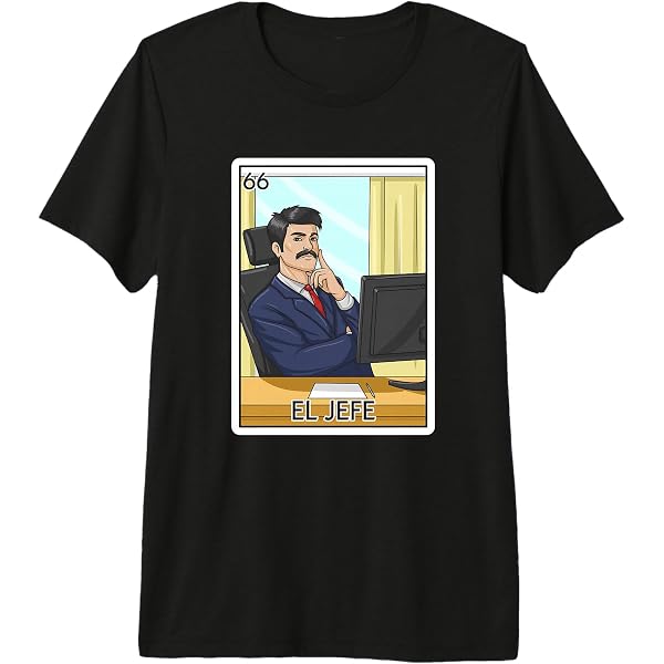 T-shirt El Jefe Boss – Cadeau Humour Papa Ou Mari, Thème Mexicain, Unisexe 100% Coton