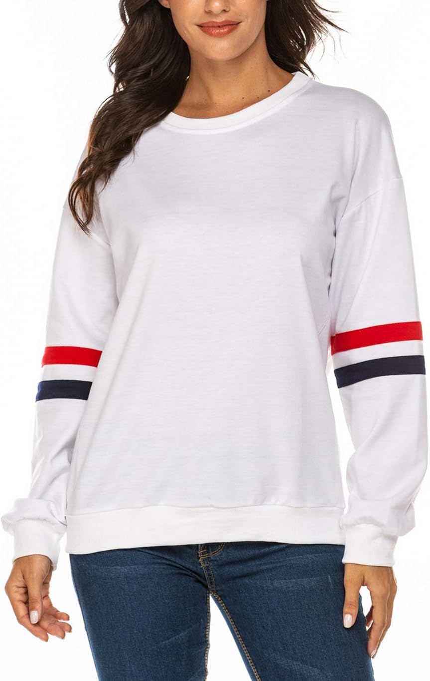 womens crew neck fleece top