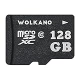 Wolkano128GB MicroMiniSD Card Class 10 Memory Card 128gb with Adapter