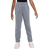 Nike Boys' Therma Fit Fleece Standard Fit Pants Gray Medium
